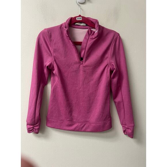 Kjus Pink Quarter Zip Up Jacket Sz 116 / 6X - Picture 1 of 3